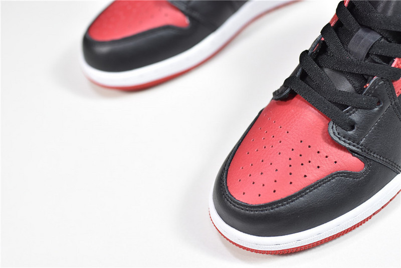 NK Air Jordan 1 Mid GS"Banned"AJ1 554725-074