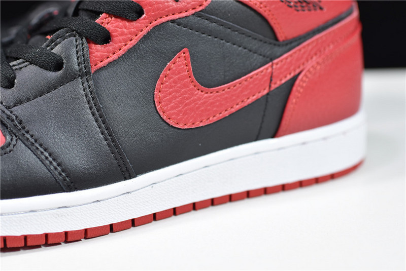 NK Air Jordan 1 Mid GS"Banned"AJ1 554725-074