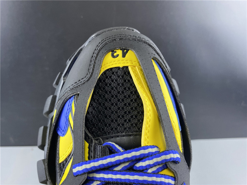 Ba*len*cia*ga tess s. gomma trek low top sneakers (black blue and yellow) 542023 w1gb1 1121